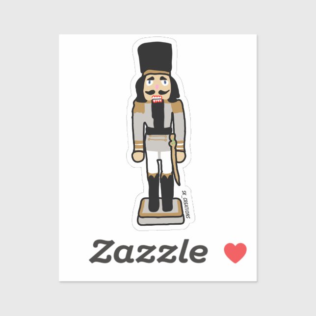 Gold And Silver Nutcracker  (Sheet)