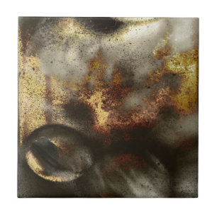 Gold and Silver Star Dust Effect Ceramic Tile