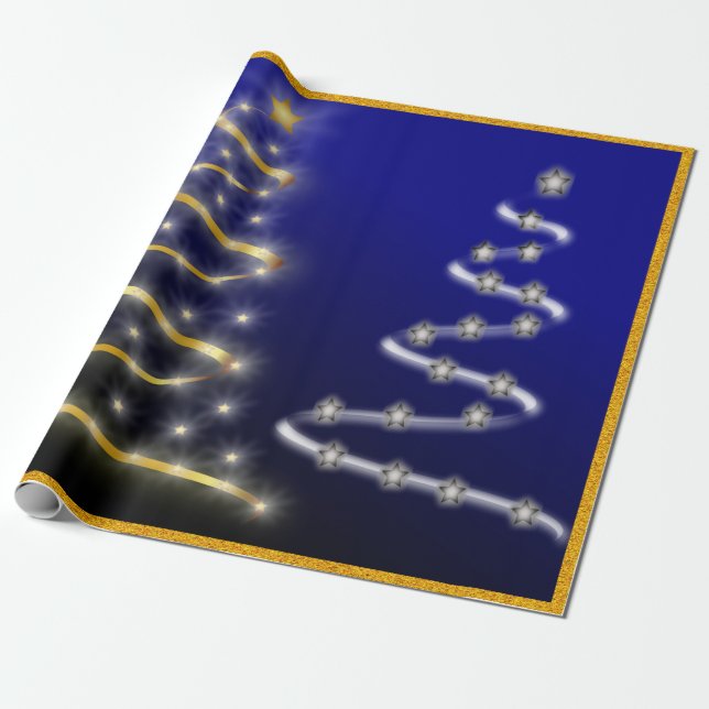 Gold and Silver- Wrapping Paper (Unrolled)