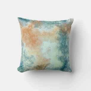 Gold and Teal Bath   Cushion