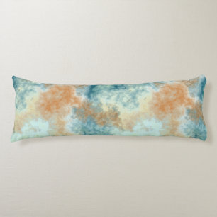 Gold and Teal  Body Cushion