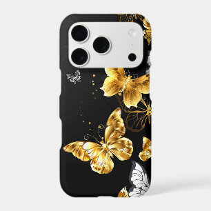 Gold and white butterflies