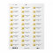 Gold and White Chevron Monogrammed Personalised