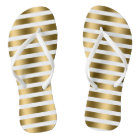 Gold And White Stripes Pattern