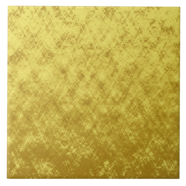Gold and yellow foil plated abstract design tile (Front)