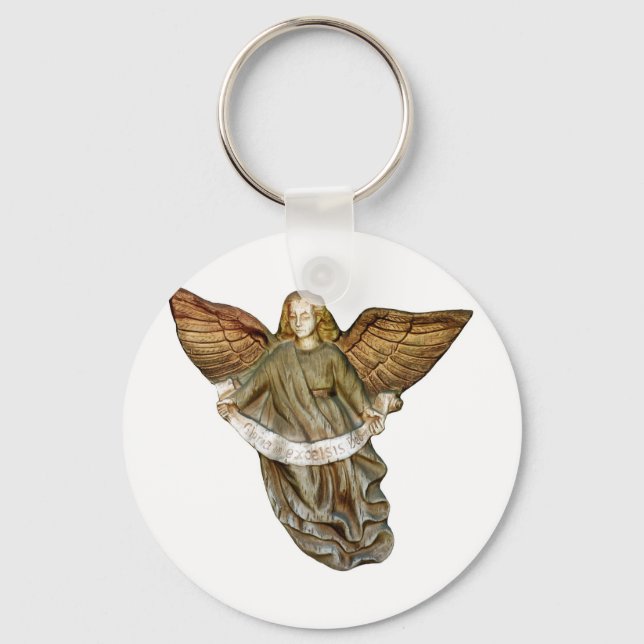 Gold Angel Key Ring (Front)