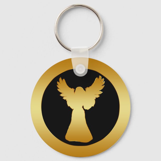 GOLD ANGEL KEY RING (Front)