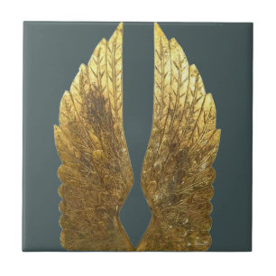 Gold Angel Wings Backsplash Tile