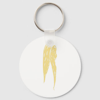 Gold Angel Wings Key Ring