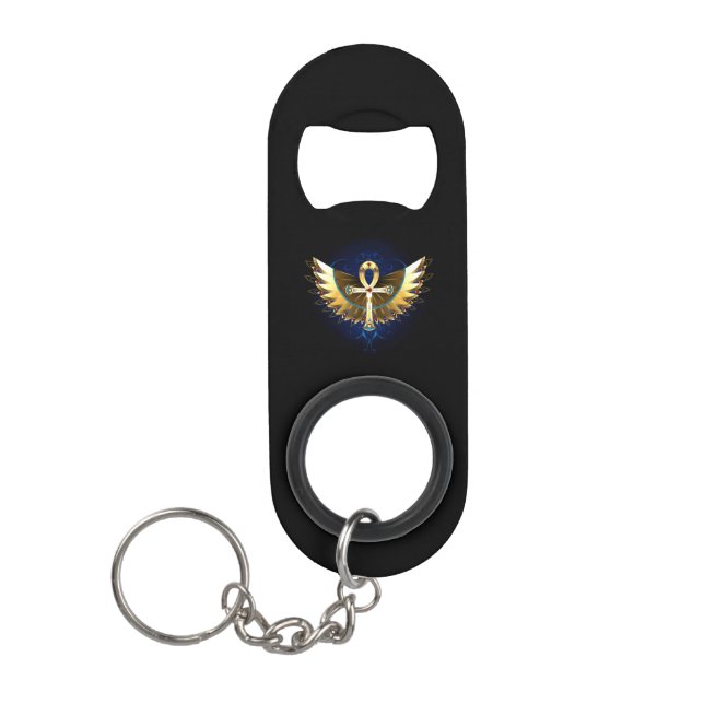 Gold Ankh with Wings (Front)