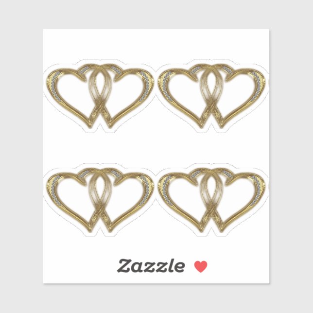 Gold Anniversary Heart (Sheet)