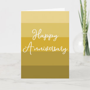 GOLD ANNIVERSARY ROMANTIC LOVE GOLDEN 50TH WEDDING CARD