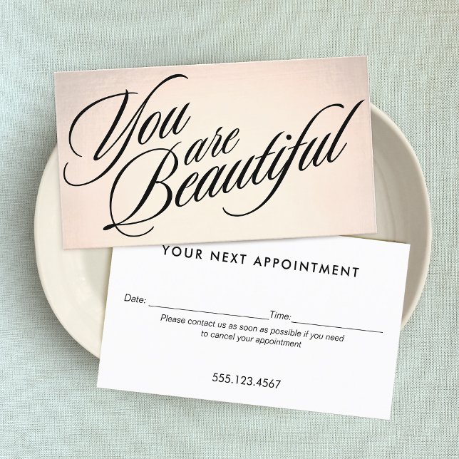 Gold Appointment Reminder - You are Beautiful (Creator Uploaded)