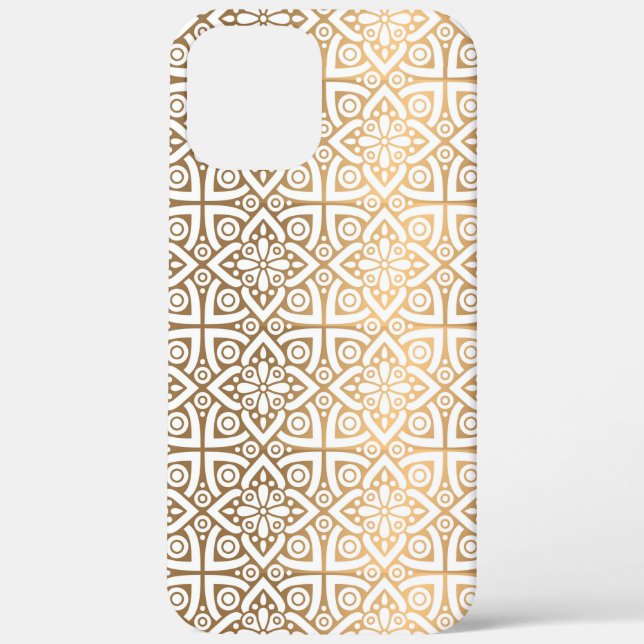 Gold Arabic-Style Pattern Case-Mate iPhone Case  (Back)