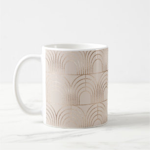 Gold Arch Tiles Art Deco. Coffee Mug