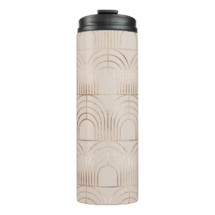 Gold Arch Tiles Art Deco. Thermal Tumbler