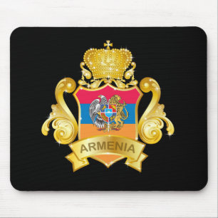 Gold Armenia Mouse Pad