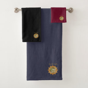 Gold Army anti tank guided missile (mix) Bath Towel Set