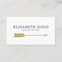 Gold Arrow Business Card