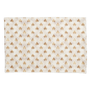 Gold Art Deco Pattern Pillowcase