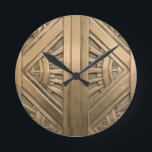 gold, art nouveau,art deco,vintage,chic,elegant,vi round clock<br><div class="desc">gold,  art nouveau, art deco, vintage, chic, elegant, victorian, modern, trendy, metallic</div>