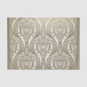 Gold,art nouveau,deco,white,chic,elegant,beautiful tissue paper