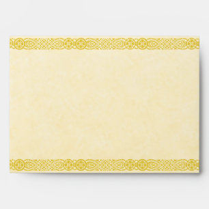 Gold Art Nouveau Filigree Envelope