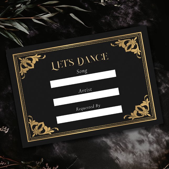 Gold Art Nouveau Gothic Tarot Card Song Request (Creator Uploaded)