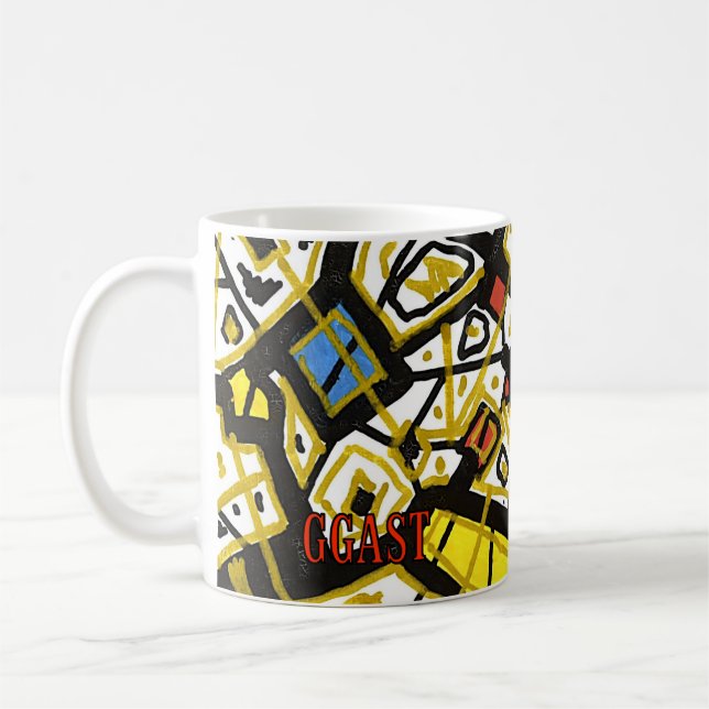 "GOLD" artistic mug (Left)