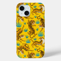 Gold Asian Tiger Pattern