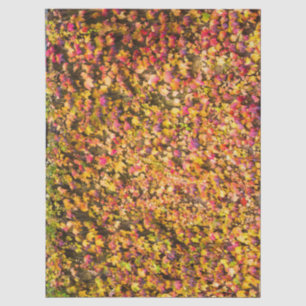 Gold autumn colours ivy wall tissue paper