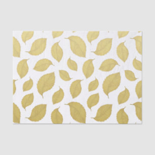 GOLD AUTUMN LEAVES - Tissue Paper