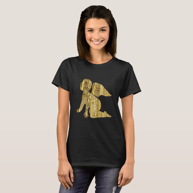 Gold baby angel T-Shirt (Front Full)