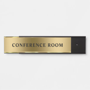 Gold Background Door Sign