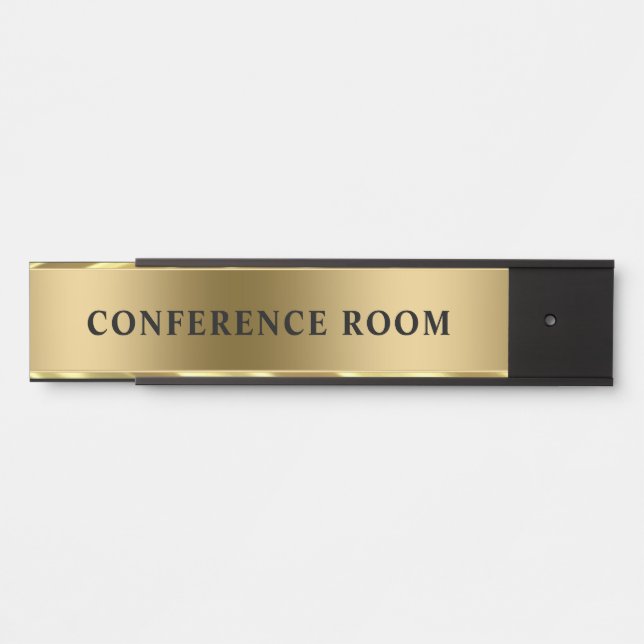 Gold Background  Door Sign (Front)