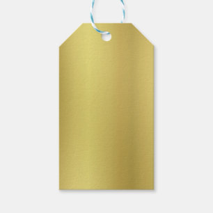 Gold Background Template Gift Tags