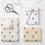 Gold Balloons and Sparkly Sky Wedding Wrapping Paper Sheet<br><div class="desc">For the wedding or bridal shower gift wrapping,  choose from a selection of beautiful wrapping papers in three different colours or patterns</div>