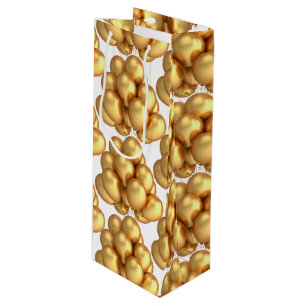 Gold Balloons Paper Gift Bag