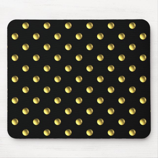 Gold Balls Mouse Pad (Front)