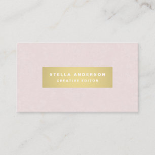 Gold Bar Business Card