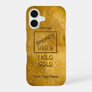 Gold Bar iPhone 16 Case