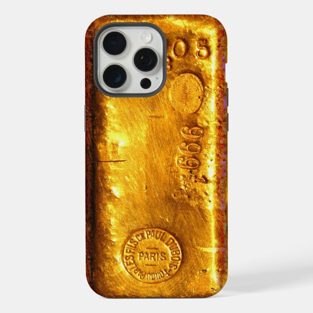 Gold Bar iPhone Case (Back)