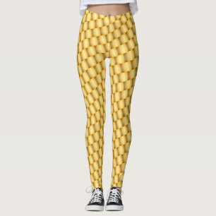 Gold bar leggings