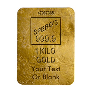 Gold Bar Magnet