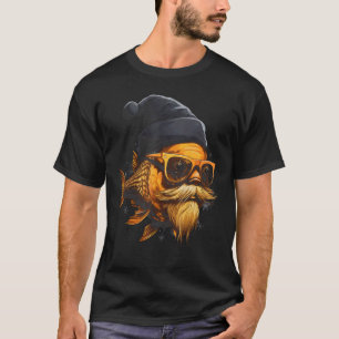 Gold Barb Fish Christmas Graphic Tees for Men Wome