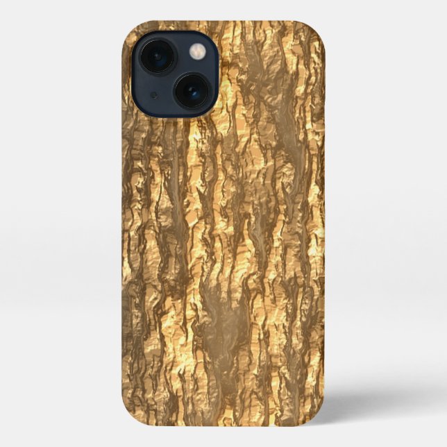 Gold Bark Camo iPhone Case (Back)
