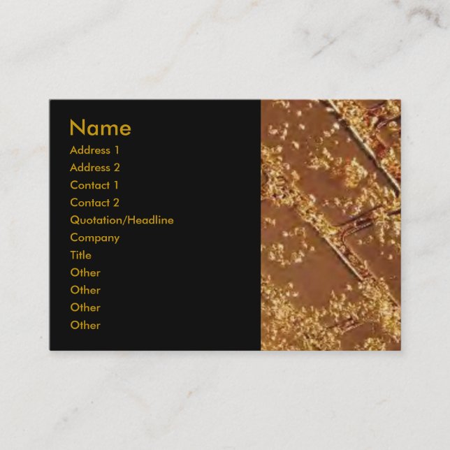 Gold Bars Business Card (Front)