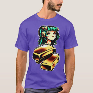 gold bars golden girl T-Shirt