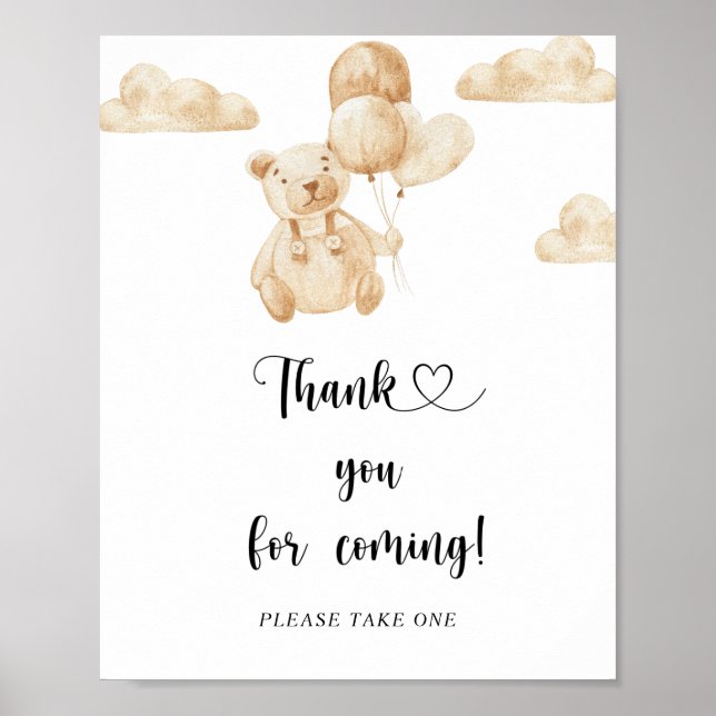 Gold Bear \ Thank you for coming  Poster (Front)