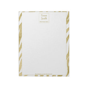 Gold Beauty Experience Notepad